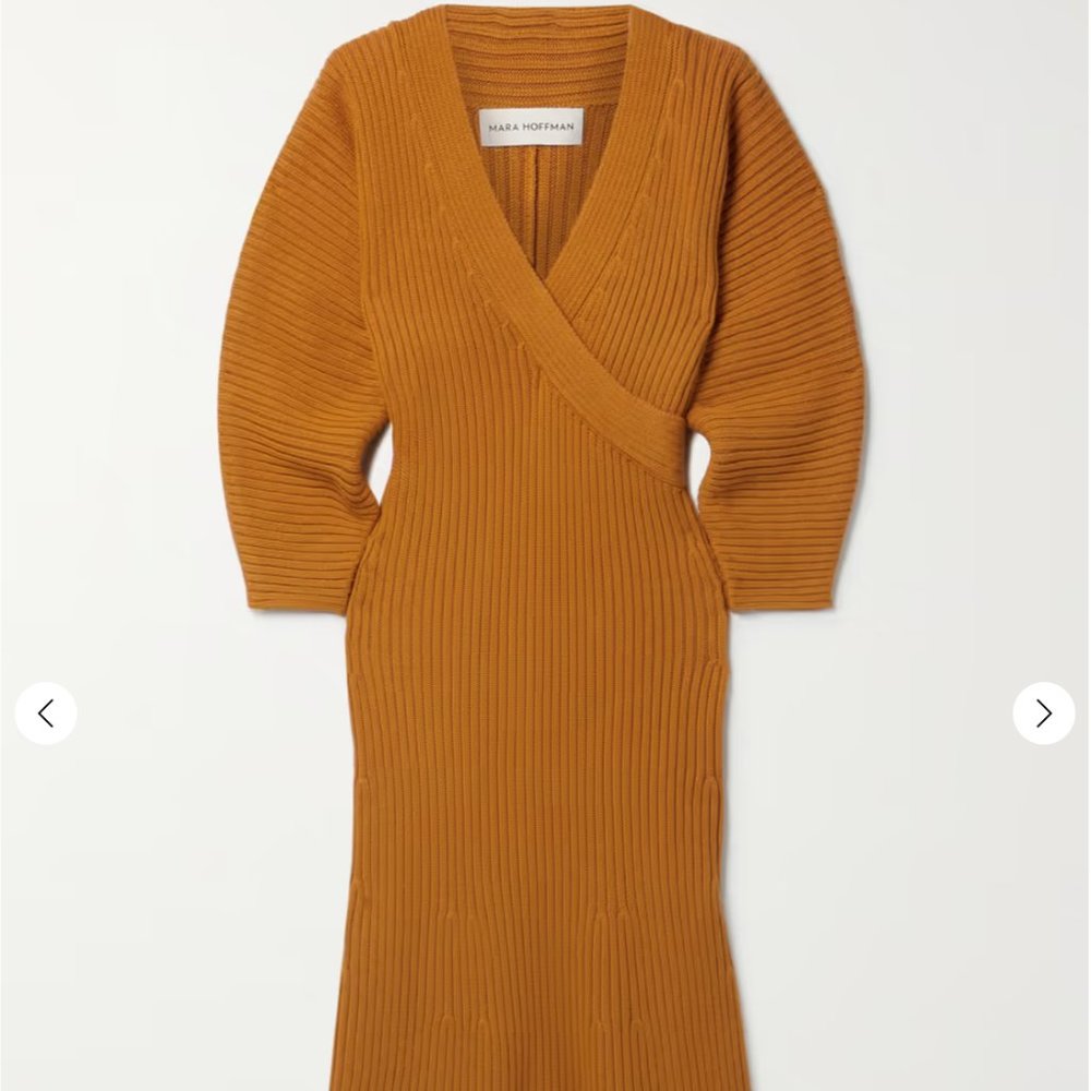 Mara Hoffman Samira Dress, M, Tan